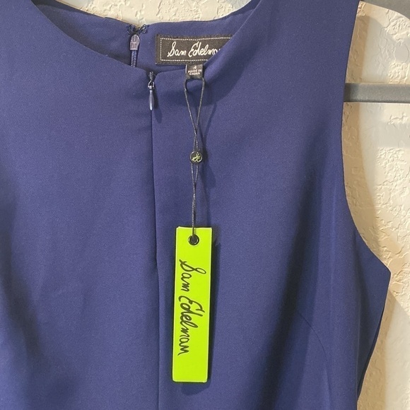 SAM Edelman Colorblock, Front & Back Zipper Sheath Dress - Picture 2 of 14